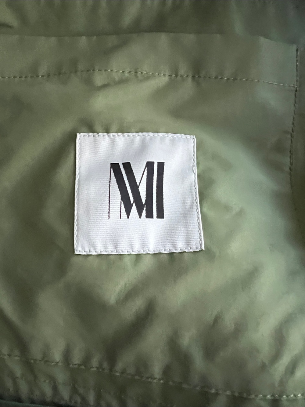 M.M. LAFLEUR THE NESS JACKET IN CRISP COTTON, TARRAGON, SIZE M. - Picture 10 of 16